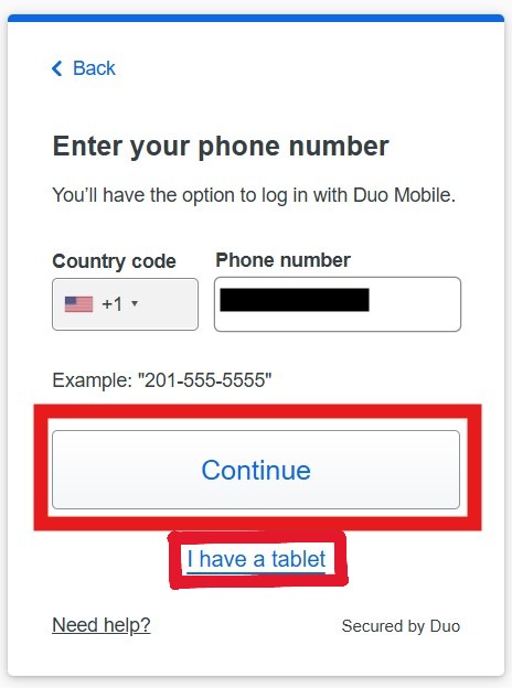 Duo phone number and tablet.JPG